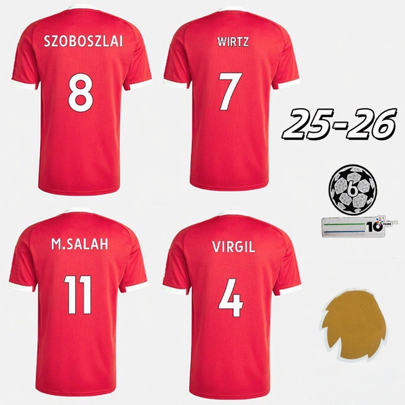 High Quality 4XL WIRTZ EkitikE ISAK soccer jerseys DIOGO J. frimpong Kerkez 2025 2026 Camiseta men football shirts home away MAC ALLISTER uniforms Special