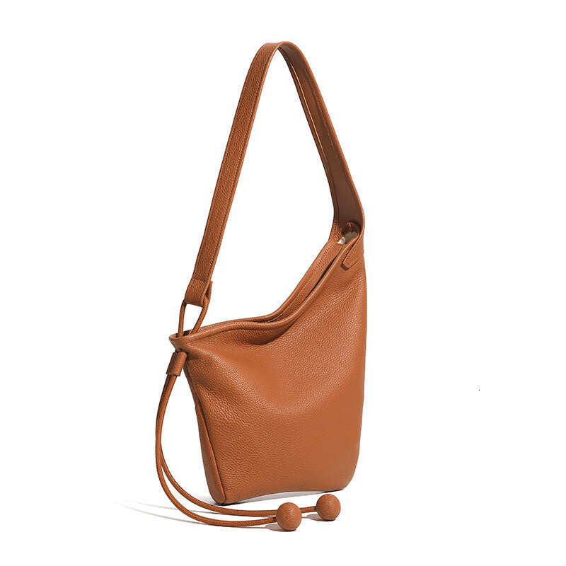 Autumn New Lazy Niche Asymmetric Design Minimalist Knot Baguette Single Shoulder Crossbody Women's Bag B3