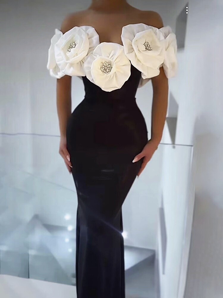 Casual Dresses Women Sexy Black Cut Out Bodycon Bandage Skirt Two Piece Set 2025 Celebrity High Streeet Evening Birthday Club Party Outfits