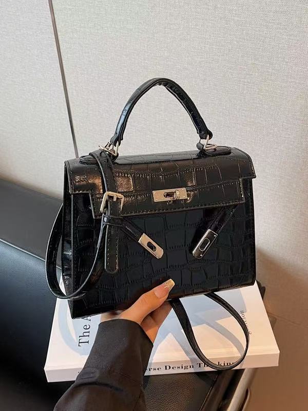 Handbag For Women 2025 New Summer Niche Stone Pattern Korean Version Versatile And High-End Single Shoulder Crossbody Bag