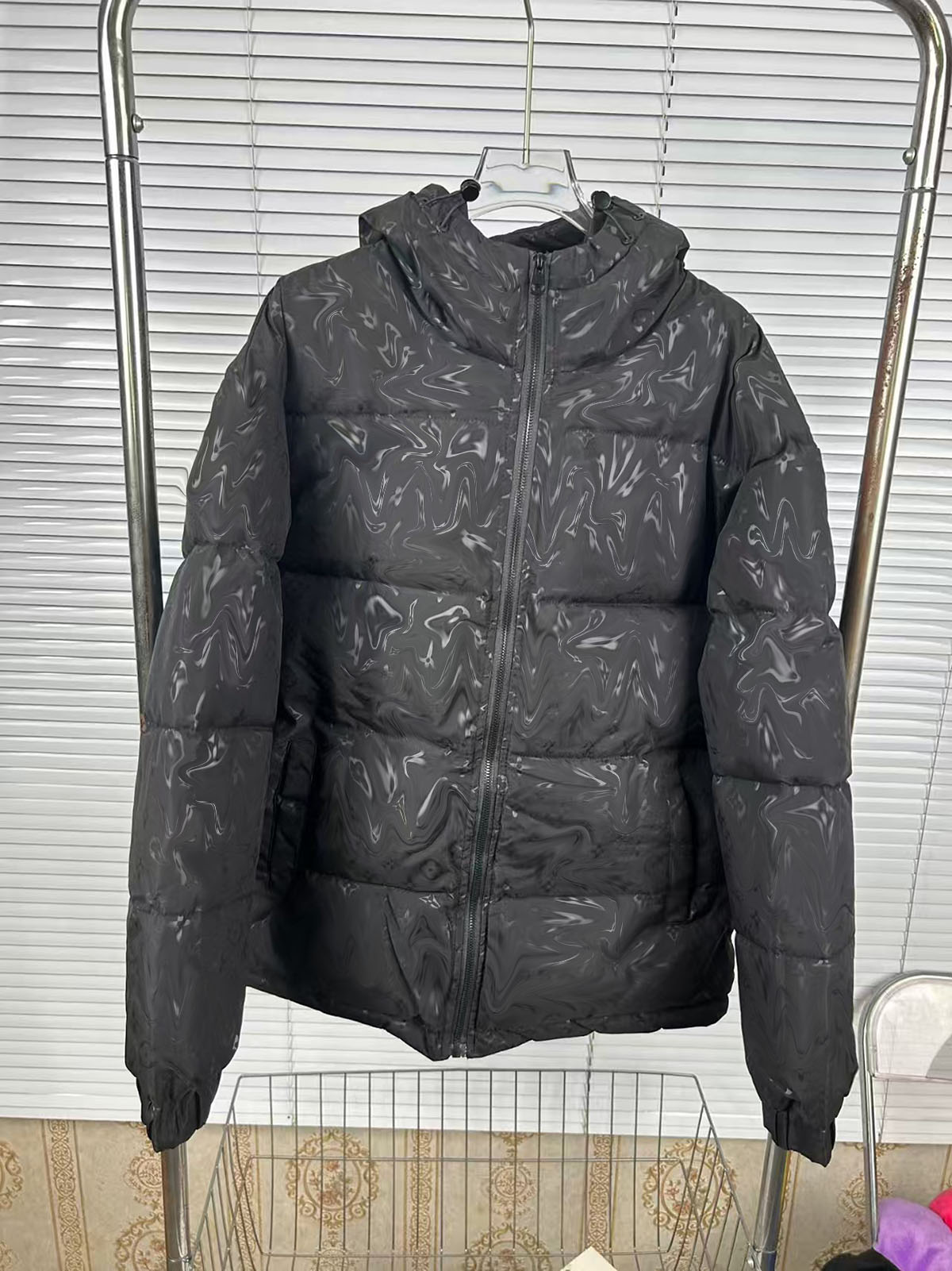 Designer Tops Mens Downs Jacket Wind Coats Puffer Monogram Jackets Winter Coat Hooded Pocket Outwears Man Tops Windbreaker Asian Size S-3XL