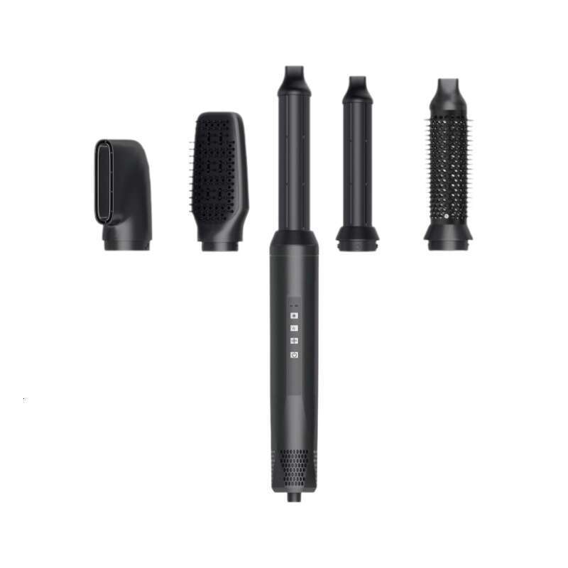 5-In-1 Air Brush Left Right High-Speed Curling Iron Straightener Ionic Hair Dryer Hot And Cold Alternating Wind