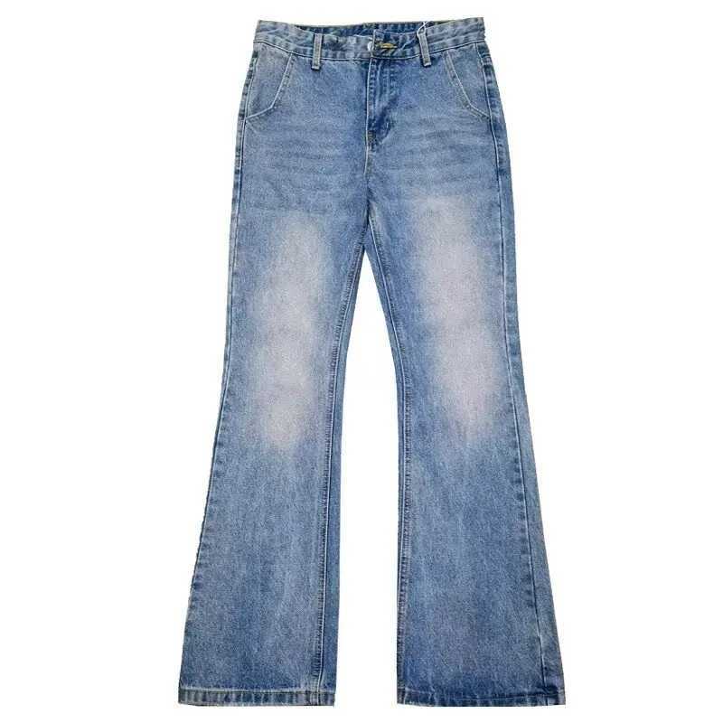 Mens Trousers Jeans Man Pants Y2k Streetwear Wide Leg Jeans Baggy Denim Shorts Jean Mens Clothing Flared Male Cargo New PantZ250917