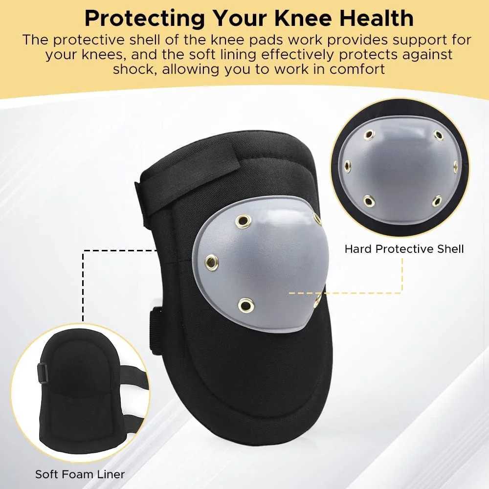 Professional Knee Pads Men Floor Work Durable Construction Adjustable Knee Pads for Flooring Gardening Cleaning Constructing J250917