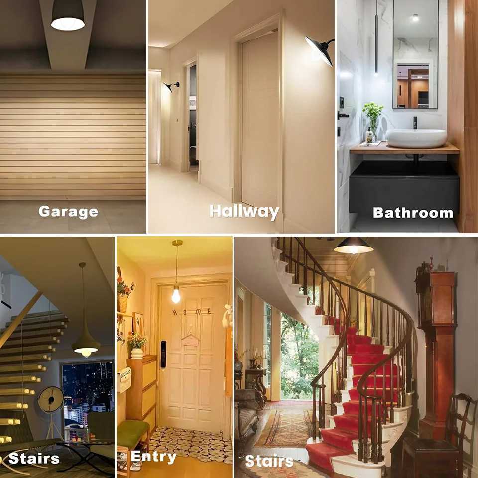 4PCS Radar Motion Sensor Light Bulb B22 220V 6W 9W 12W 15W 18W 20W Auto ONOFF LED Night Light Bedroom Garden LED Bulbs For Home C250917