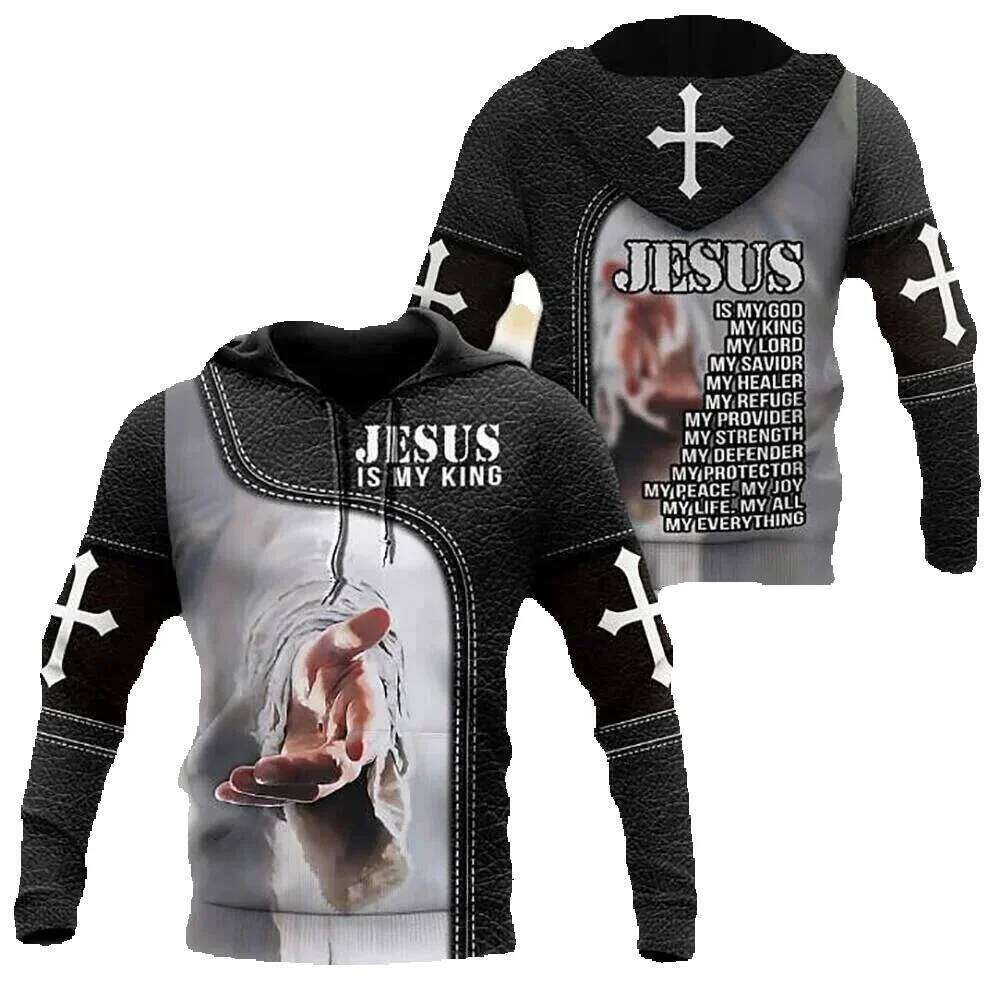 Knight Templar Armor Jesus God Guard Cavalier Hoodies with 3D Print Men Women Oversized Hoodie Kids Pullover Clothing