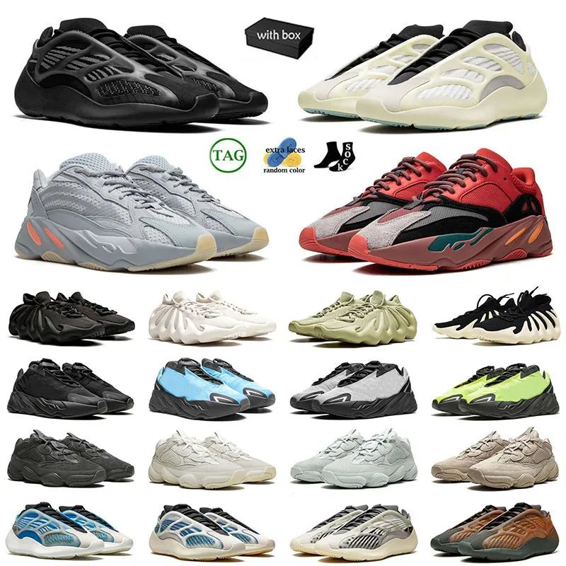 New Designer slippers mens slides sandals Bone Onyx Resin Flax Azure Flax Glow green MX rubber comfortable womens outdoor summer beach slipper men slide shoes