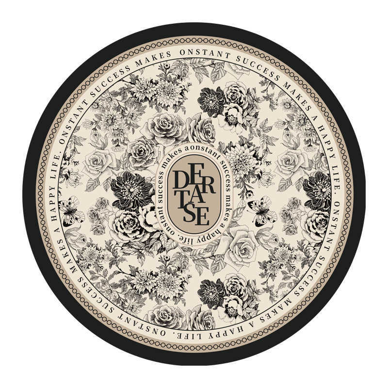 Living Room Carpet Round Crystal Velvet Carpet Makeup Room Decoration Beautiful Soundproof Carpet French Style Easy Care NonSlip Rug C250917