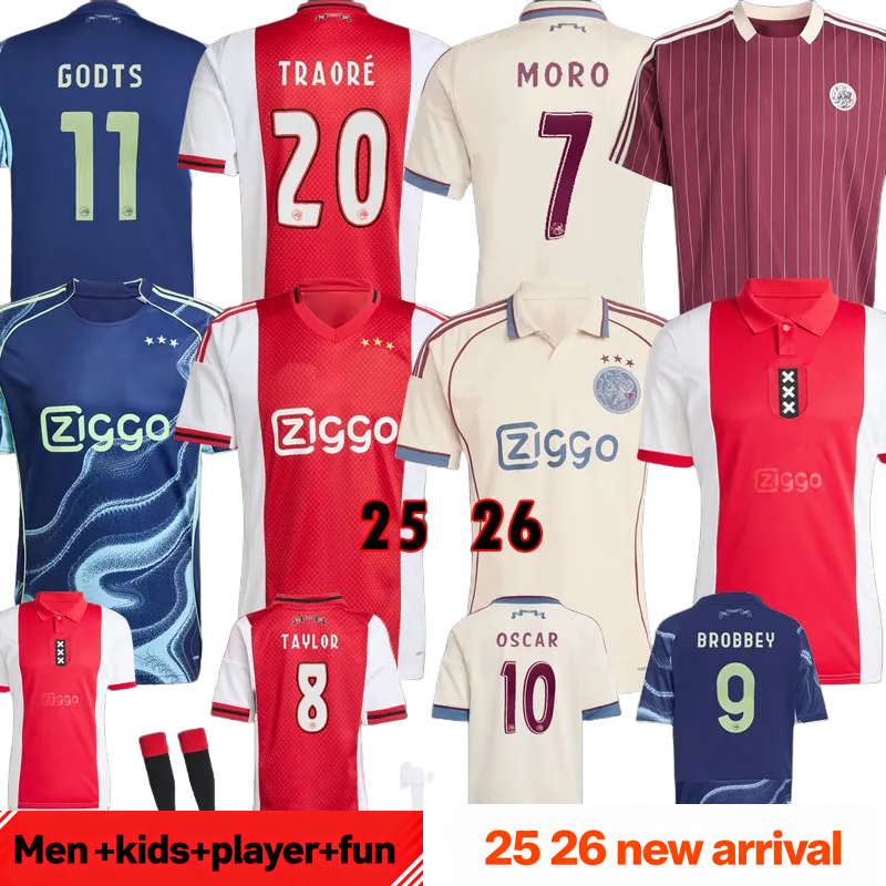 AFC 2025 125-Year Anniversary Kit Timeless for 125 years Amsterdam Soccer Jersey 25 26 ajaax 2025 Retro Kits maillot Ajaox football shirts 2025 2026 Kids aajax Uniform