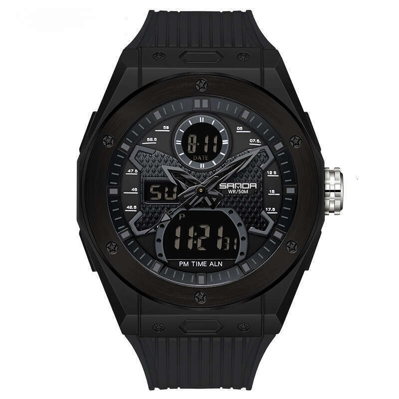 DHwatches Sanda New Trendy Korean Version Watch for Men Creative Personality Men's Electronic Wristwatch