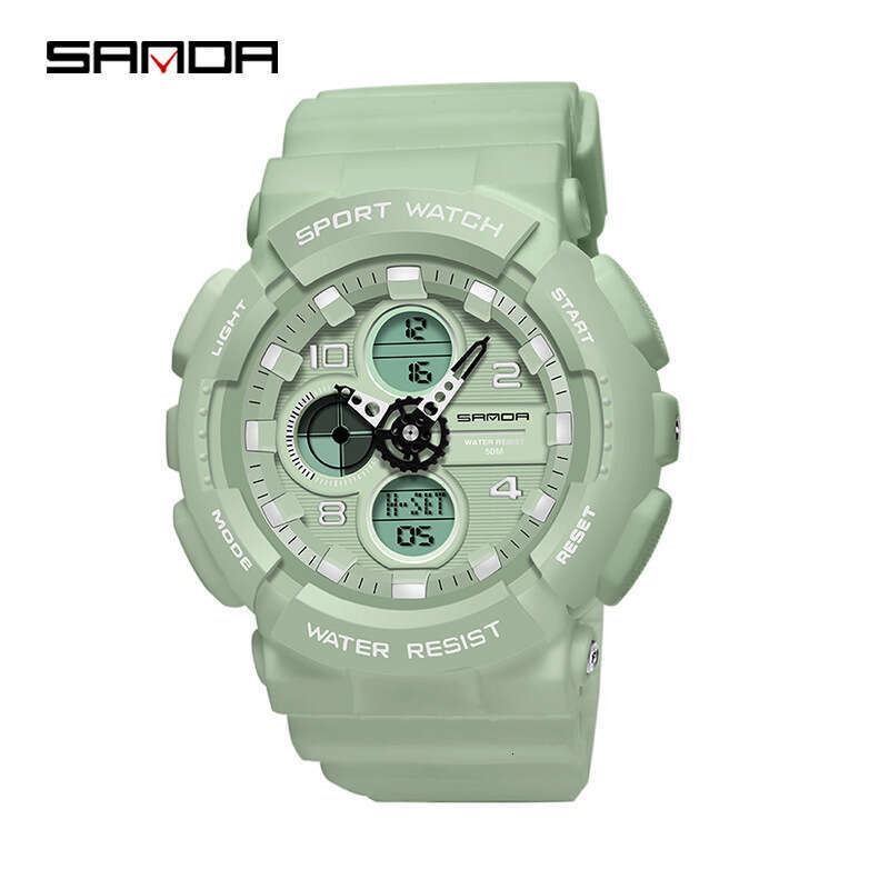 DHgargets Sanda Fashionable Sports Multifunctional Student Electronic Men's Waterproof Quartz Watch