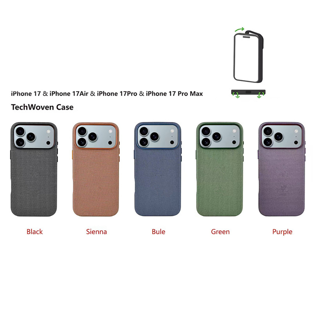 Offical Magsafe TechWoven Phone Case For iPhone Pro Max 17pro 17 Air Cases Wireless Charging Back Cover With Box 2f