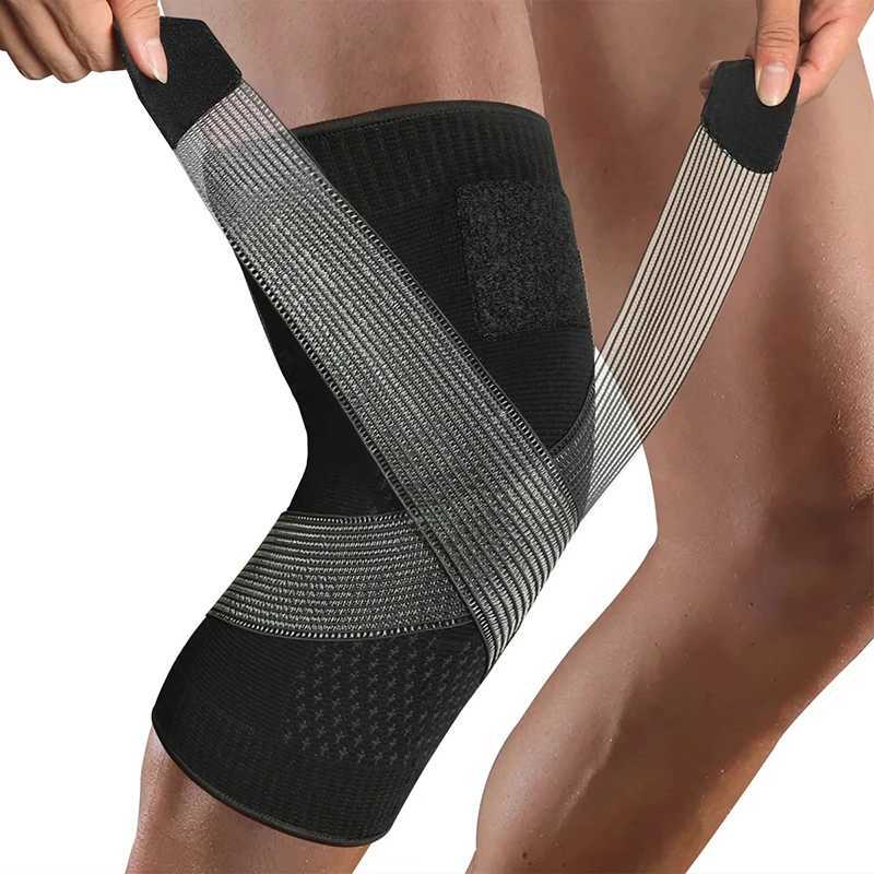 SKDK 1PC Compression Knee Brace Sports Knee Pads AntiSlip Strap Nylon Breathable Basketball Running Tennis Knee Brace Support J250917