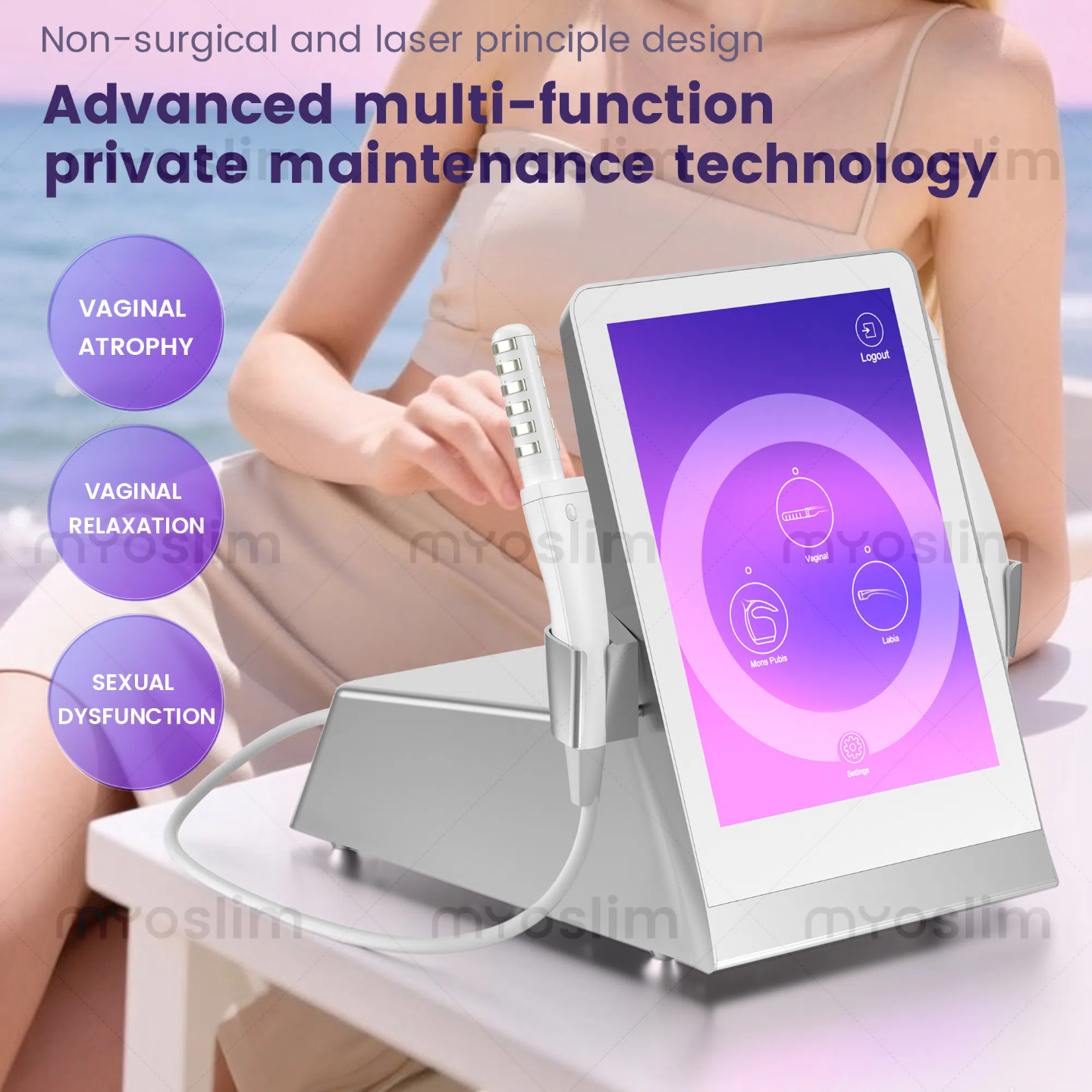 Portable Venus Vaginal Tightening Machine Fiore Massage Irritation Tightening Vaginal Care Device Postpartum repair