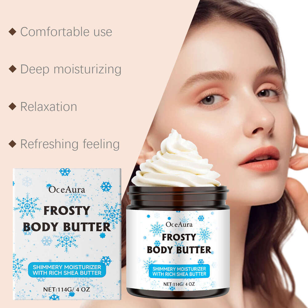 OceAura Shea Butter Moisturizing Cream Daily Nourishing Hydrating Skin Gentle Ingredients Easy Absorption Body Lotion