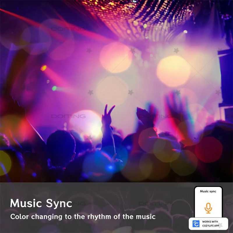 WiFi E27 Smart Dimmable Bulb RGBCW Colorful 220V LED Light App Adjust Dimmable Support Alexa Google Home Voice Control C2509171