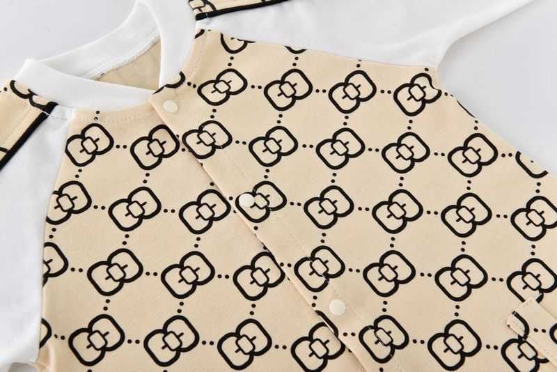 Luxcury Pure Cotton Newborn Baby Clothes Cozy Long Sleeve Onesie with Outer Layer for Seasonal Comfort