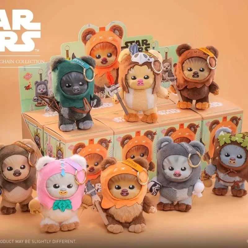 Hot Toys Ewok Cosbi Keychain Pre Sale Cute Action Doll Blind Box Mini Figure Childrens Birthday Gift Collectible Toys C250917