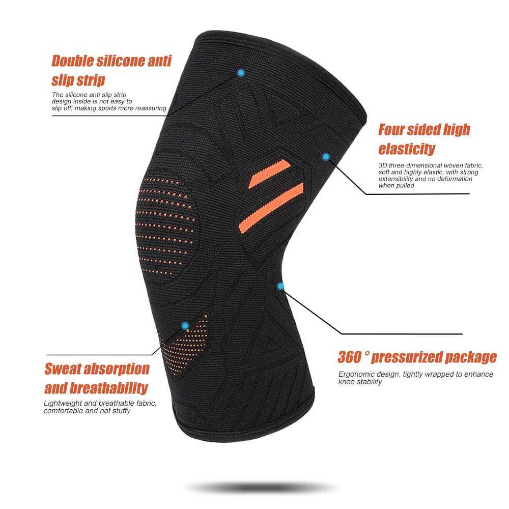 2PCS Knee Support Brace for Women MenKnee Compression Sleeves for ArthritisInjury RecoveryMeniscus TearJogging SquatsSports J250917