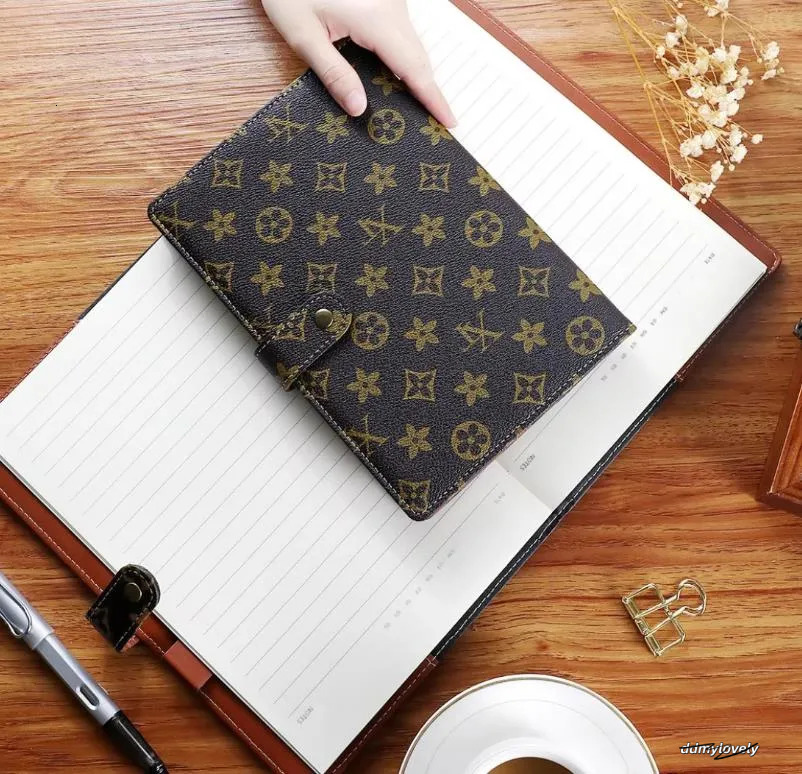Wholesale Diary Book A5 Fashion B5 Notebook Hard Surface Copy 25K Notepad Small Portable A6 Office With Buckle Business 250818 ddmylovely
