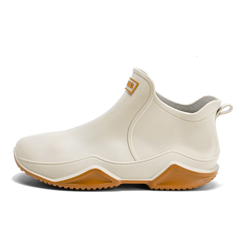 TOP Designer Short Tube Rain Boots Summer Men's Non-Slip Wear-Resistant Sea Fishing Water Shoes 2025 New Men's Kitchen Waterproof Rain Boots