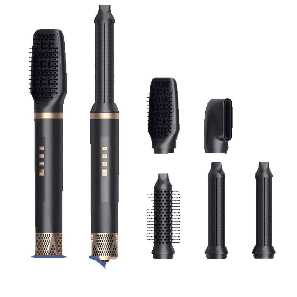 5-In-1 Air Brush Left Right High-Speed Curling Iron Straightener Ionic Hair Dryer Hot And Cold Alternating Wind