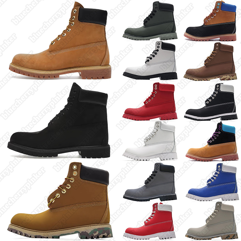 Free shipping designer boot for men women non-slip leather boots versatile comfortable flat boots durable half shoes