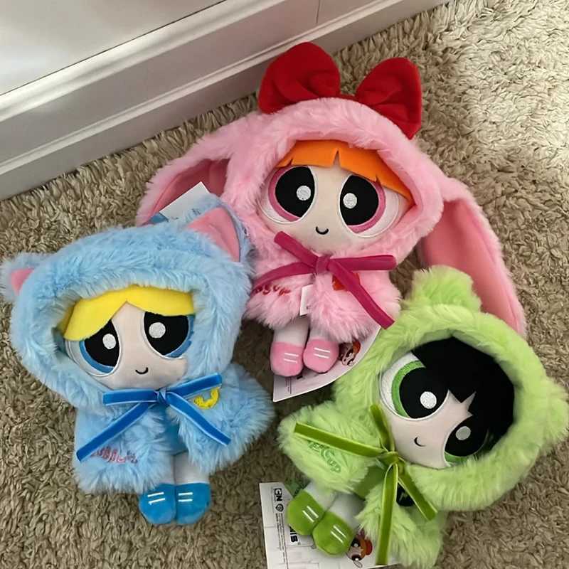 The Powerpuf Girls Cape CrossDressing Doll Blind Box Doll Plush Vinyl Doll Backpack Pendant Key RingsChains Toys Gift C250917
