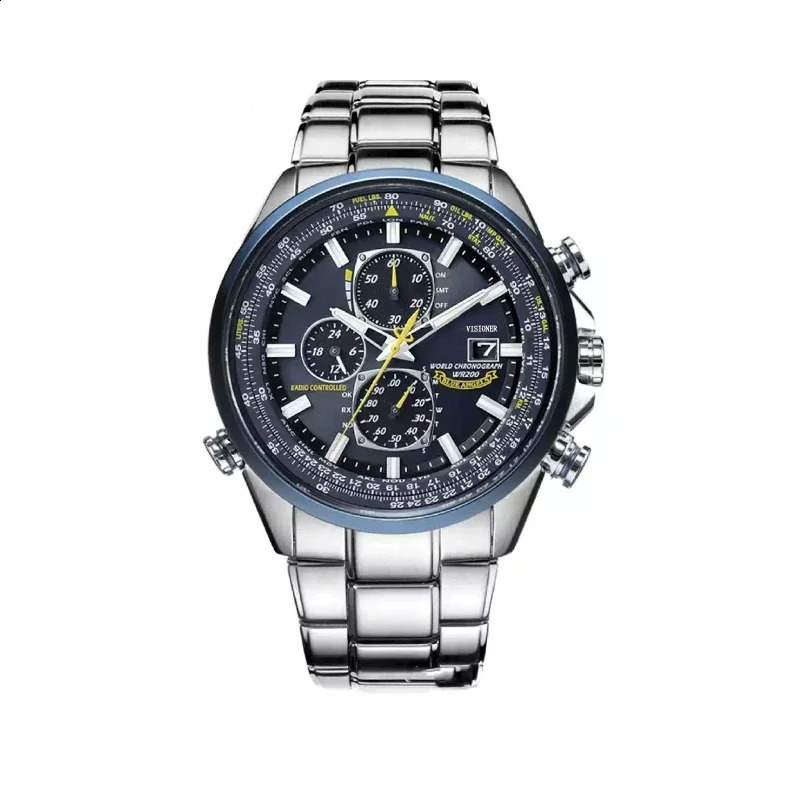 2025 Genuine Men Trend Quartz Clock Mens Calendar Waterproof Classic Watch Fancy Stainless Steel Automatic 250916
