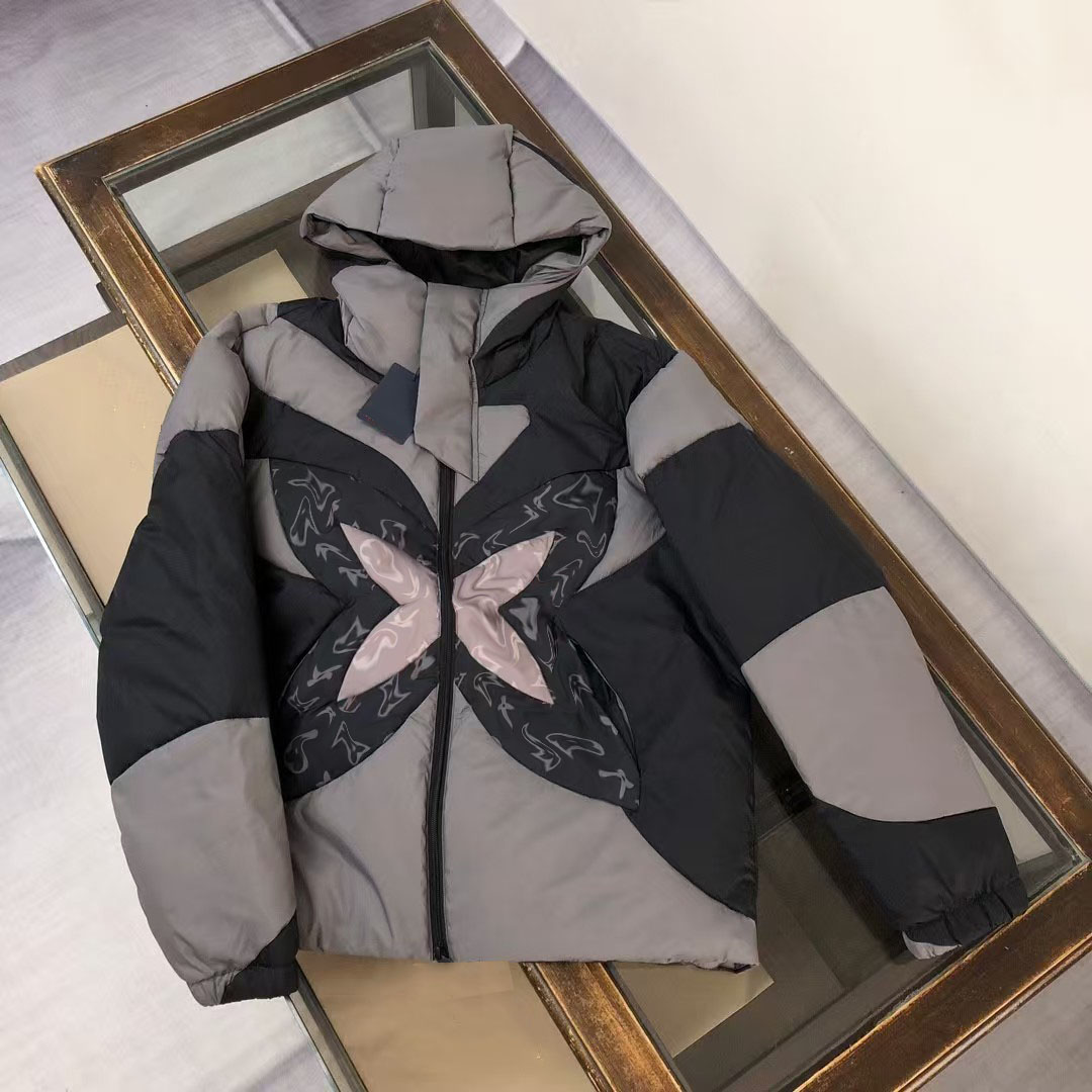 Parkas Designer Man Jacket Downs Light Leather Coats Jackets Winter Coat Zippers Outwears Man Tops Jackets Thick Windbreaker Monogram S-3XL