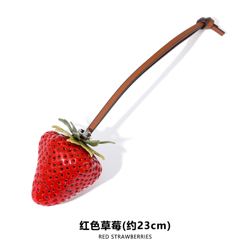 designer keychain new sp181 suitable for straw bags highend fresh versatile highquality Imitation resin pendant luxury keychain wallet