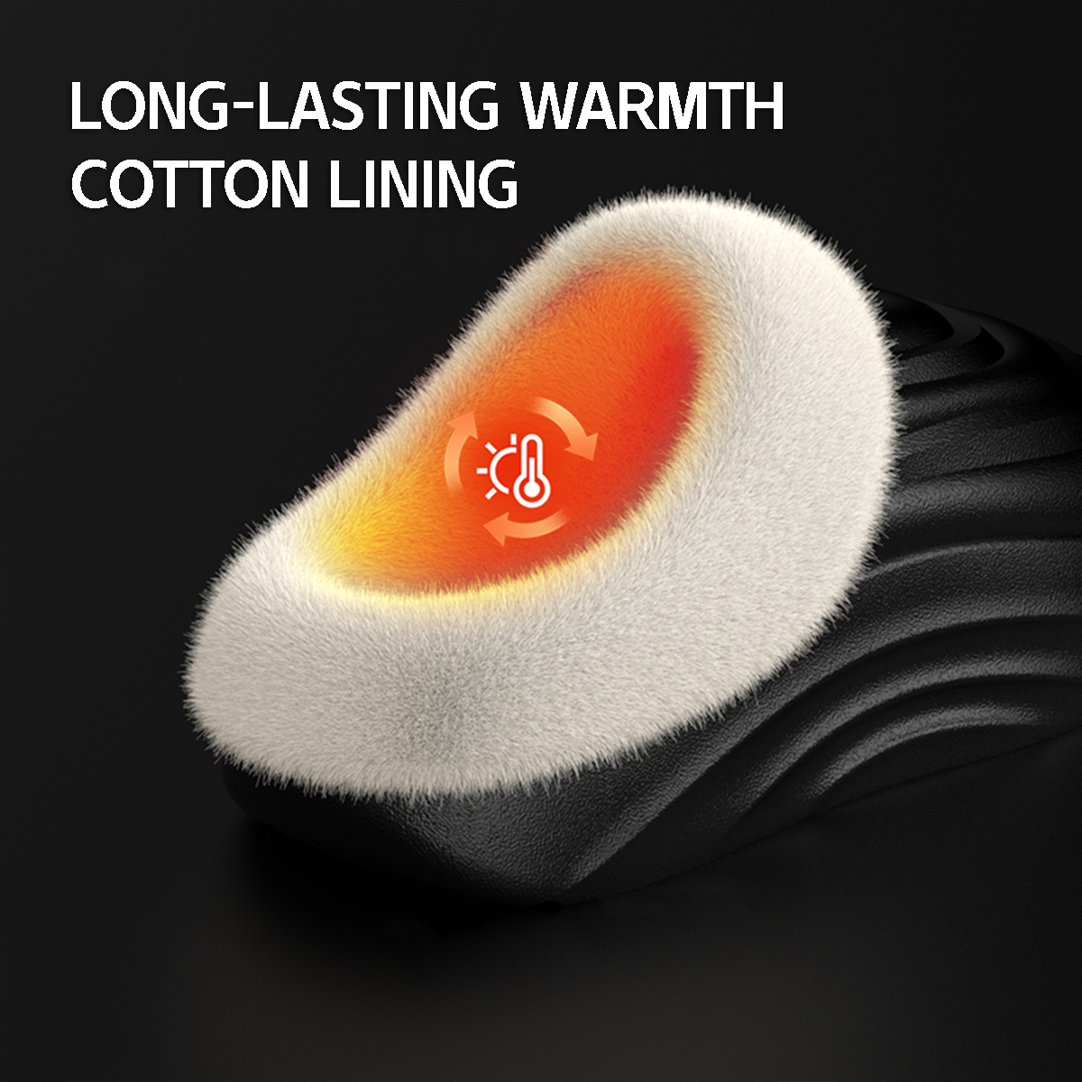male cotton slippers wear nonslip waterproof mao mao slippers at home indoor padded warm cotton mop in winter