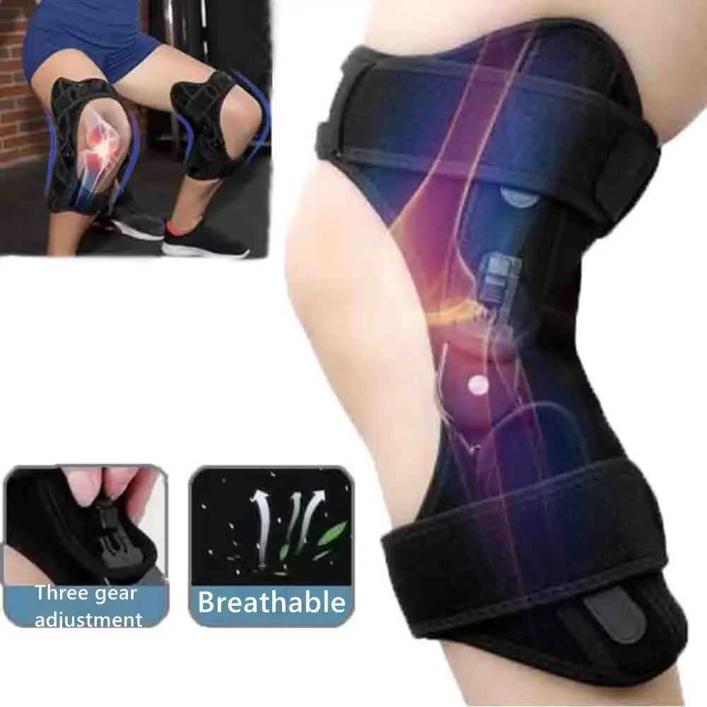 New with Powerful Rebound Springs Knee Assistive Device NonSlip Breathable Knee Protection Booster Adjustable Spring Stabilizer J250917
