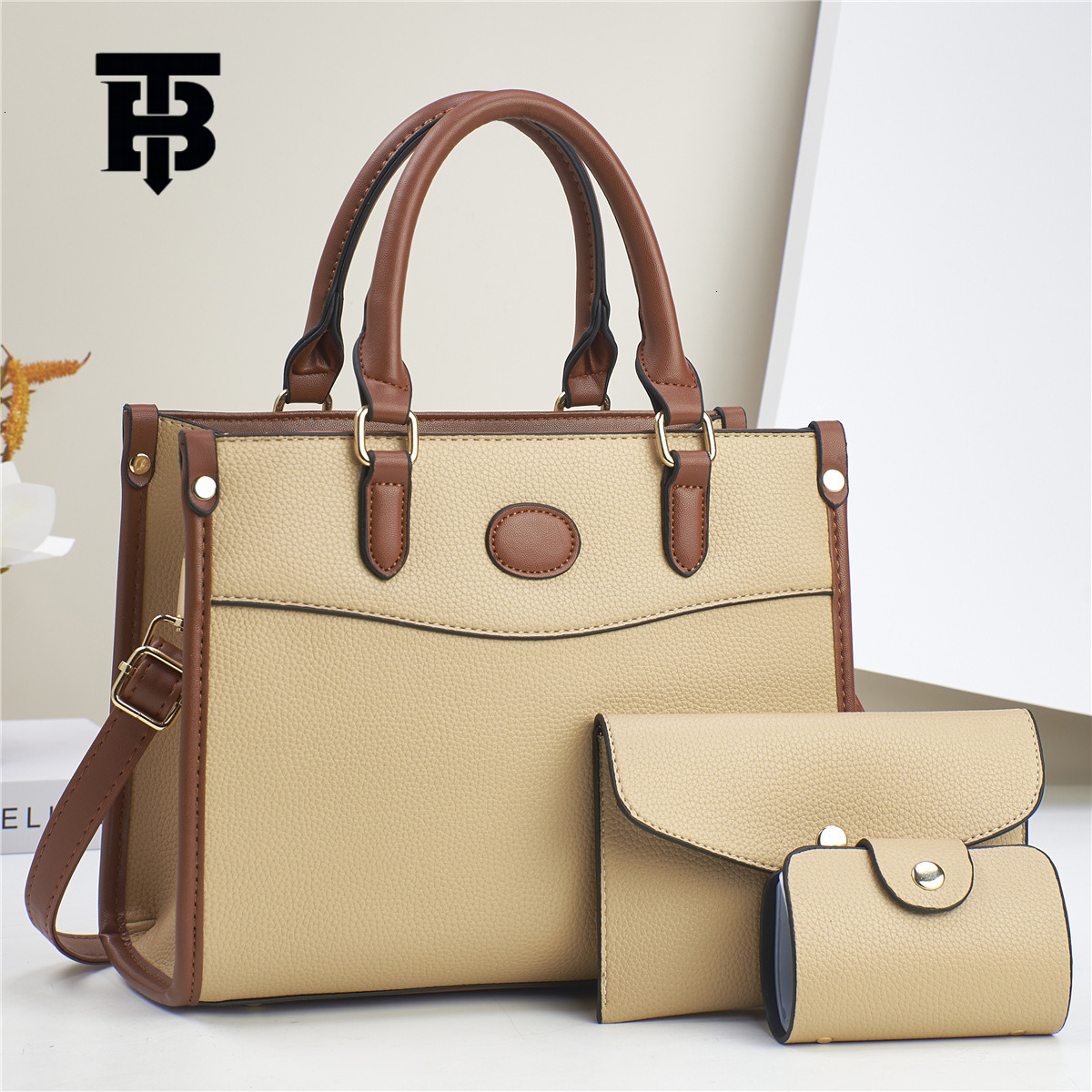 Designer Bag Mother And Child Luxury Bag Bag Three-piece Set Bag Taizhou Women's Bag Fashion Shoulder Bag Versatile Handbag Travel High-end Bag B