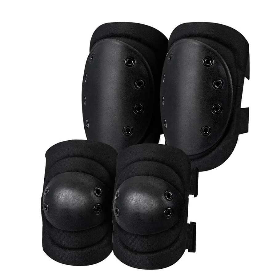 Military Tactical Knees and ElbowsAirsoft Knee Elbow Protective Pads Combat Paintball Skate Outdoor Sports Safety Guard Gear J250917