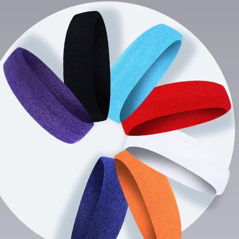 3pcs Sweatproof Sports Headbands for Men and Women Moisturewicking Sweatband for Tennis Basketball Running Gym Workout 250916