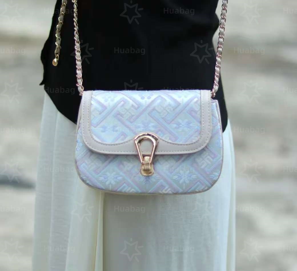 Hand Embroidery Tote Bag Luxury Designer Bag Top Shoulder Bag Purely Intangible Cultural Heritage Song Brocade New Chinese-Style Women's Bag Fash