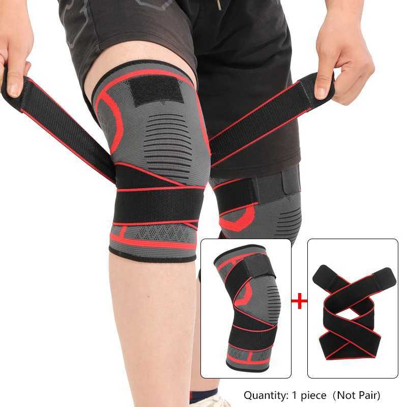1 Piece Knee Pad Nylon Sport Knee brace Running Fitness Weightlifting Cycling Basketball Outdoor Knee Joint Compression J250917