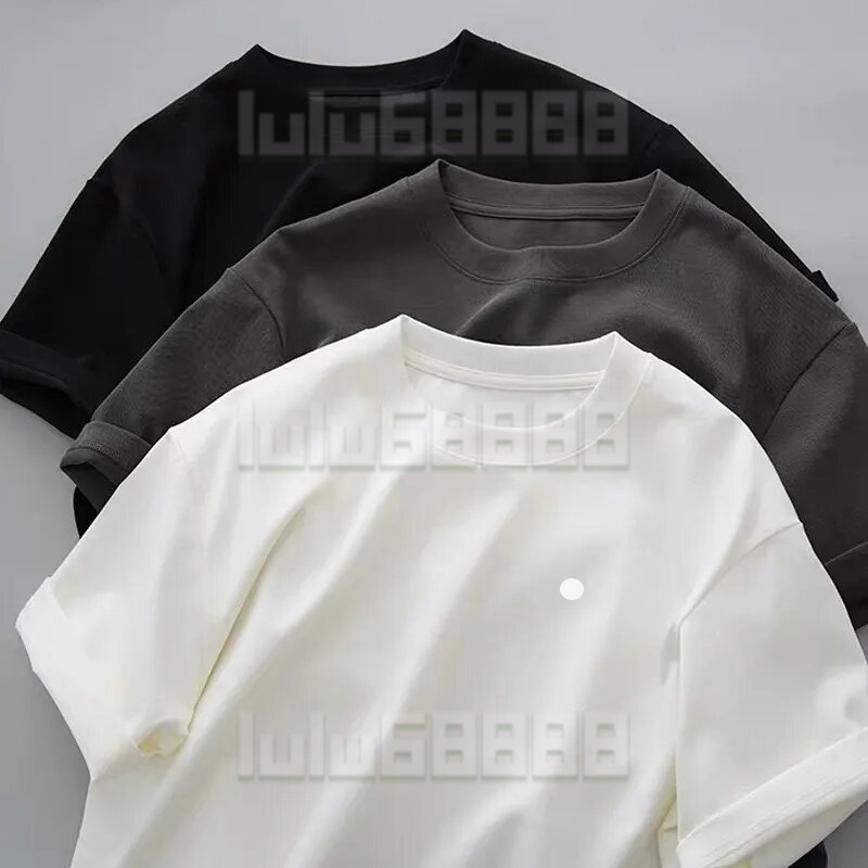 New Yoga T-shirts Midnight Green Black White Red Pink Blue Warm Sweatshirts Silver 3D Logo on Chest Loose Sweatwear Unisex Casual Sweat Tops Womens Sportswear Hoodies
