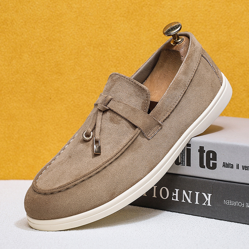 TOP Designer Men's Fashion Versatile Flat Casual Shoes Slip-On Lazy Shoes Large Size Men's Casual Shoes 46