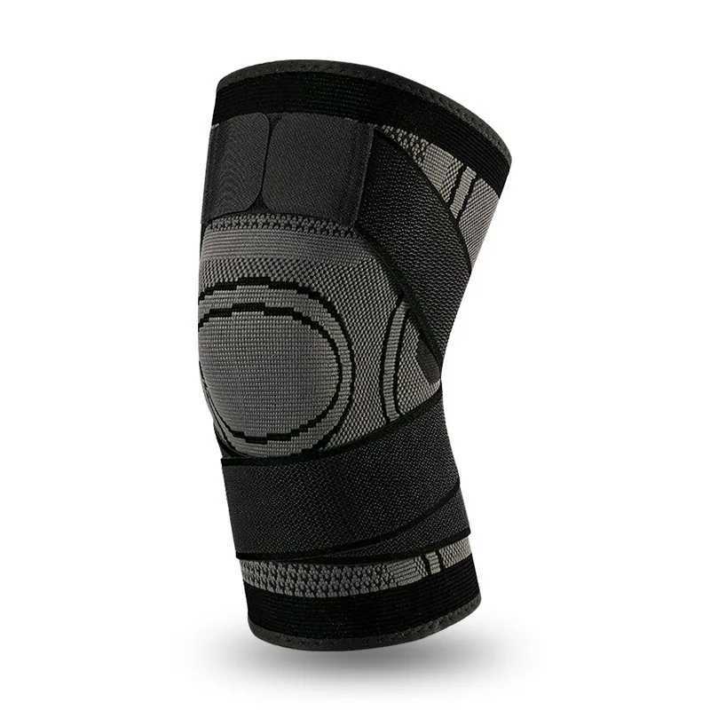 2PCS Knee Compressions Sleeve with Adjustable Straps for Running Working Out and Sports Wearing All Day J250917