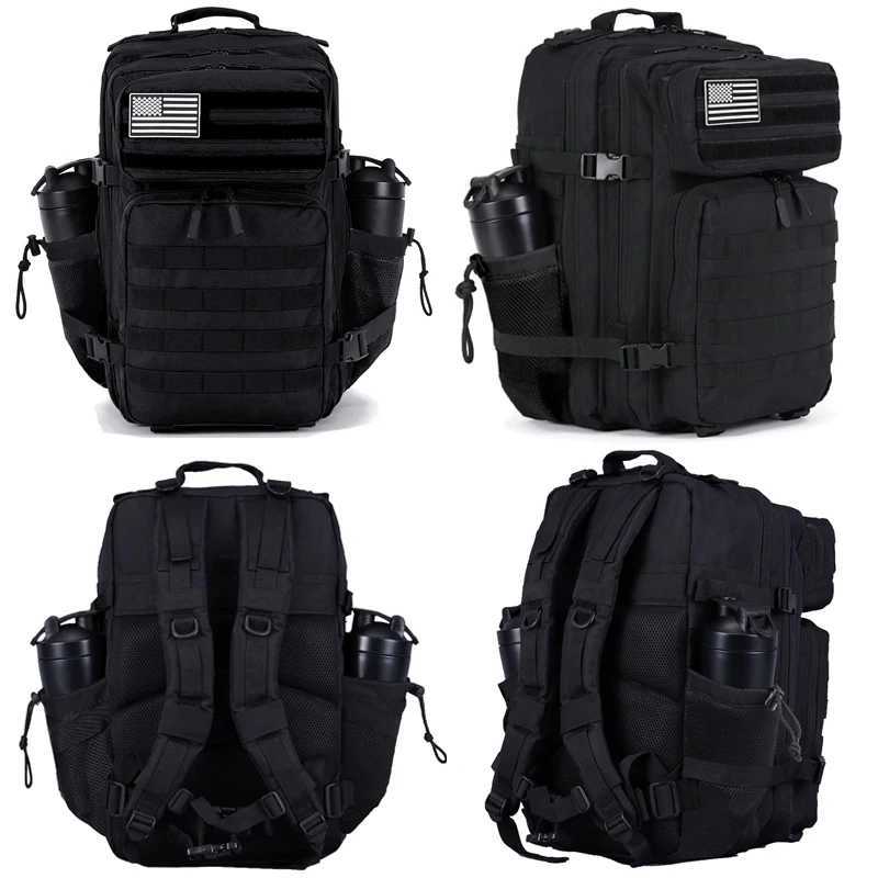 25L 35L 45L Tactical Backpack Men Women Outdoor Sports Travel Gym Hiking Bag Molle Military Camping Hunting Survival Rucksack Z250916