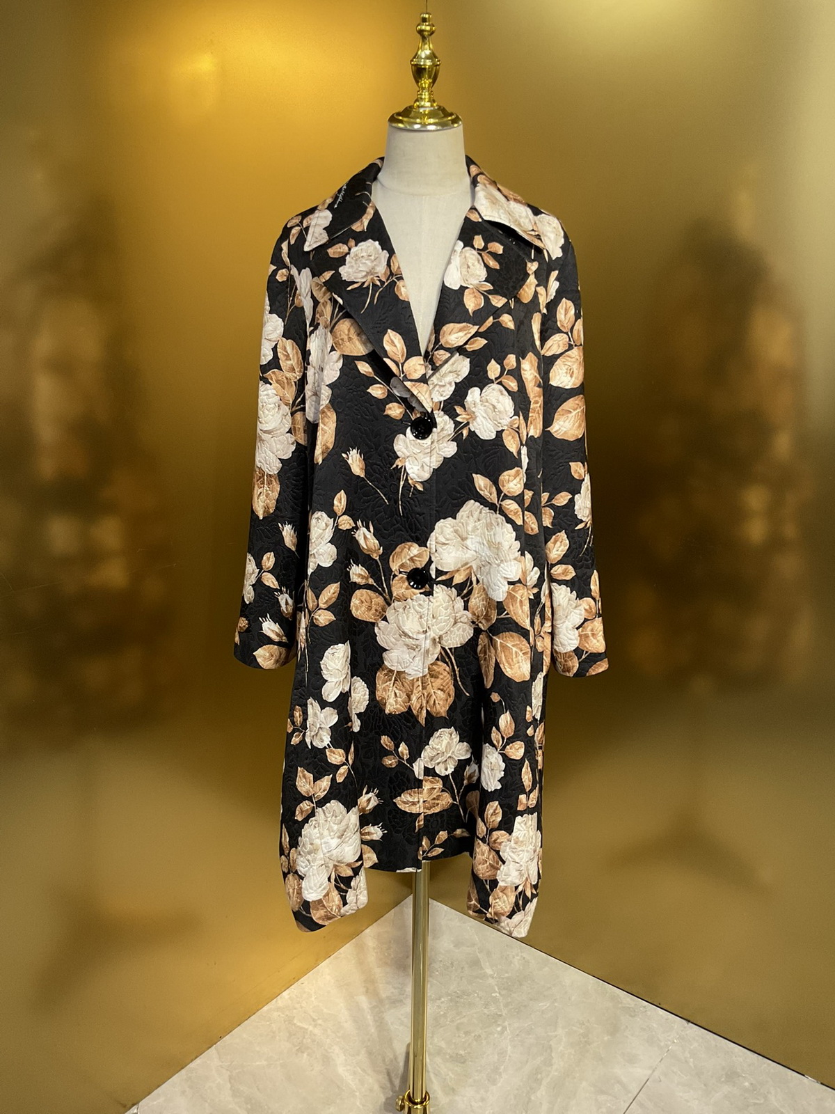 winter jacket women jackets womens coat jacket coats jacquard fabric floral printed designer women designer jacket designer coat women womens coat womens jacket