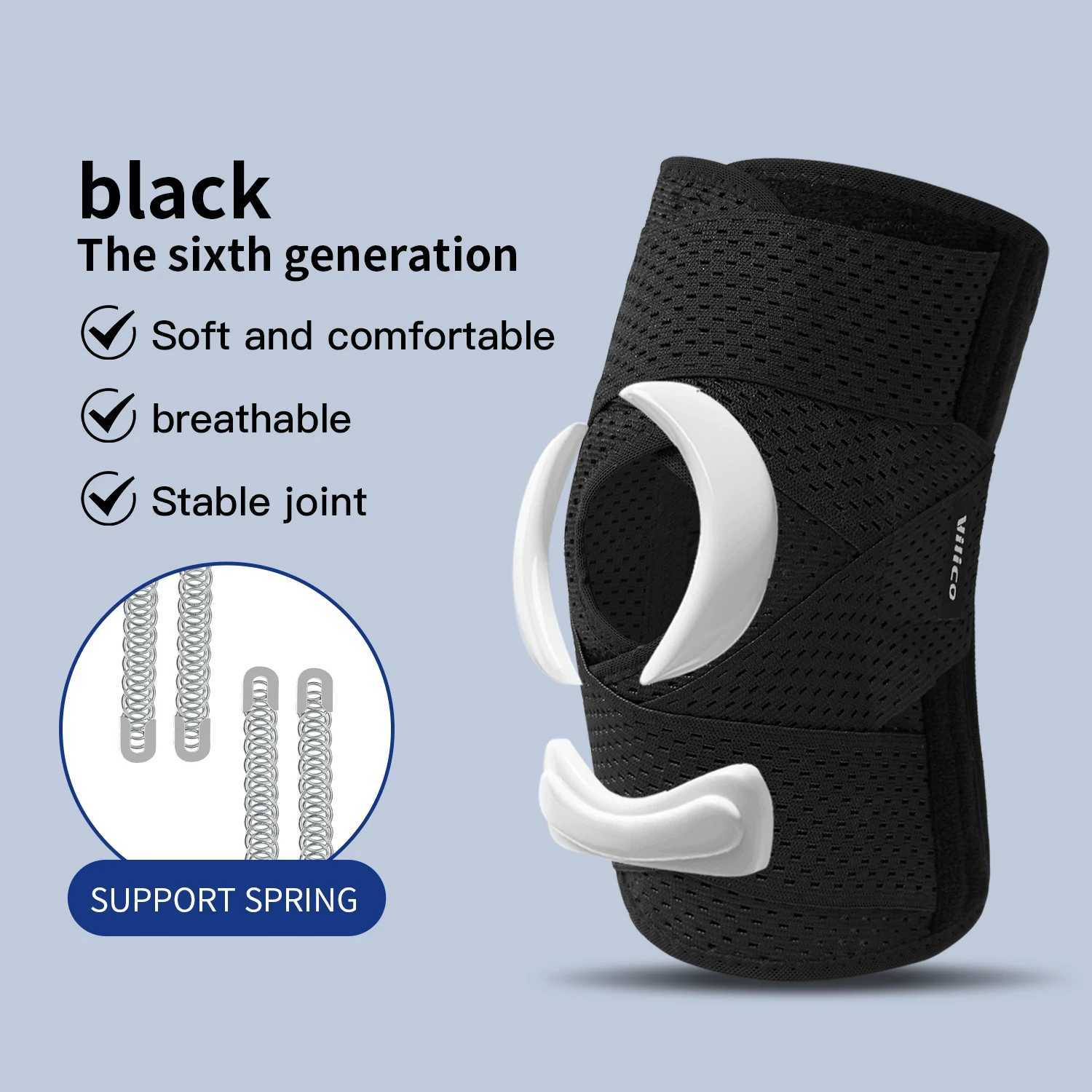 1Pcs Adjustable Knee Support Brace with Patella Gel Pad Men Women Meniscus Tear Knee Pain Injury RecoveryWorkoutSports J2509171