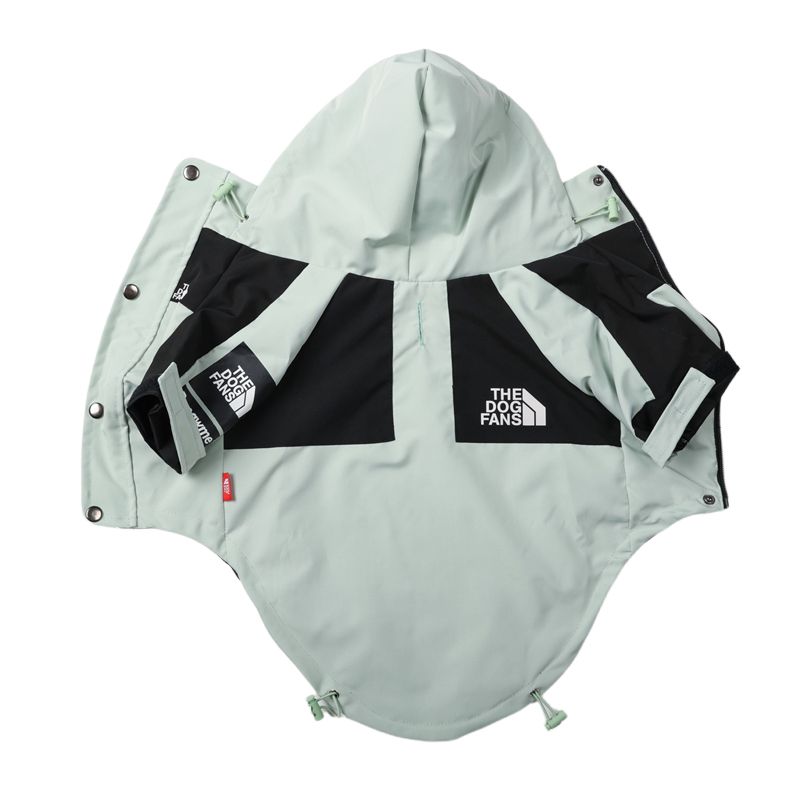 Design Dog Autumn Coat Outdoor Jacket, Windproof Dog Coat, Adjustable Hood Dog Jackets for Small Medium and Large Dogs, Waterproof Winter Dog Warm