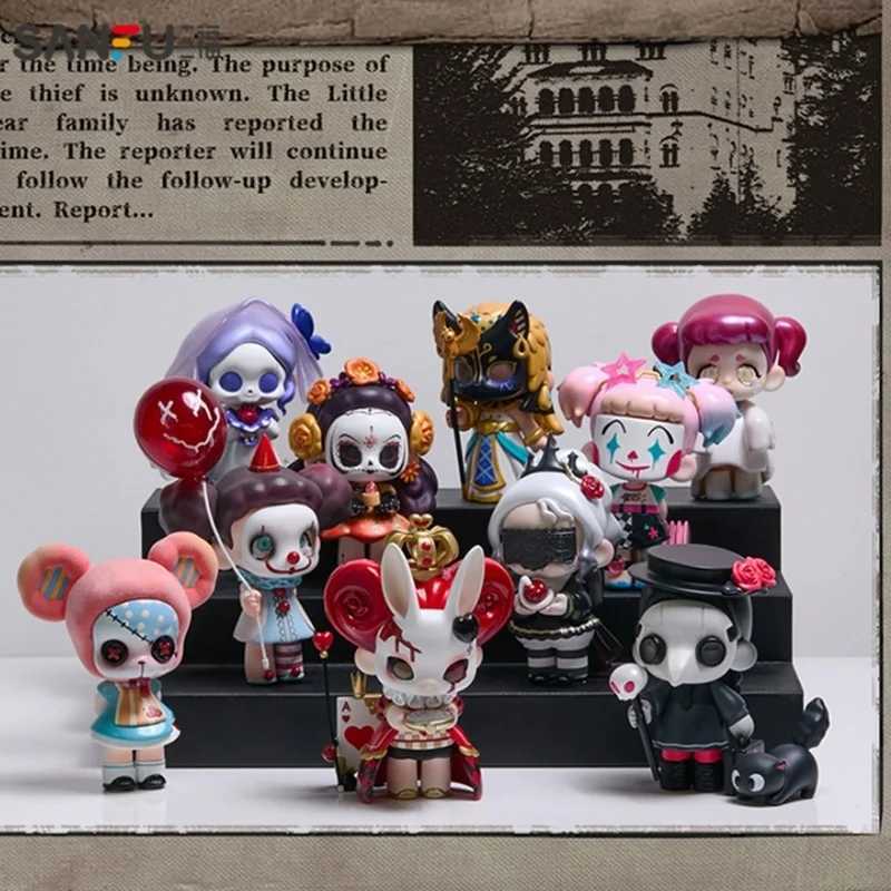 Kasa Not The Villain Series Blind Box Horror Abstract Clown Ghost Action Figure Mysterious Box Trendy Play Ornament Friend Gifts C250917