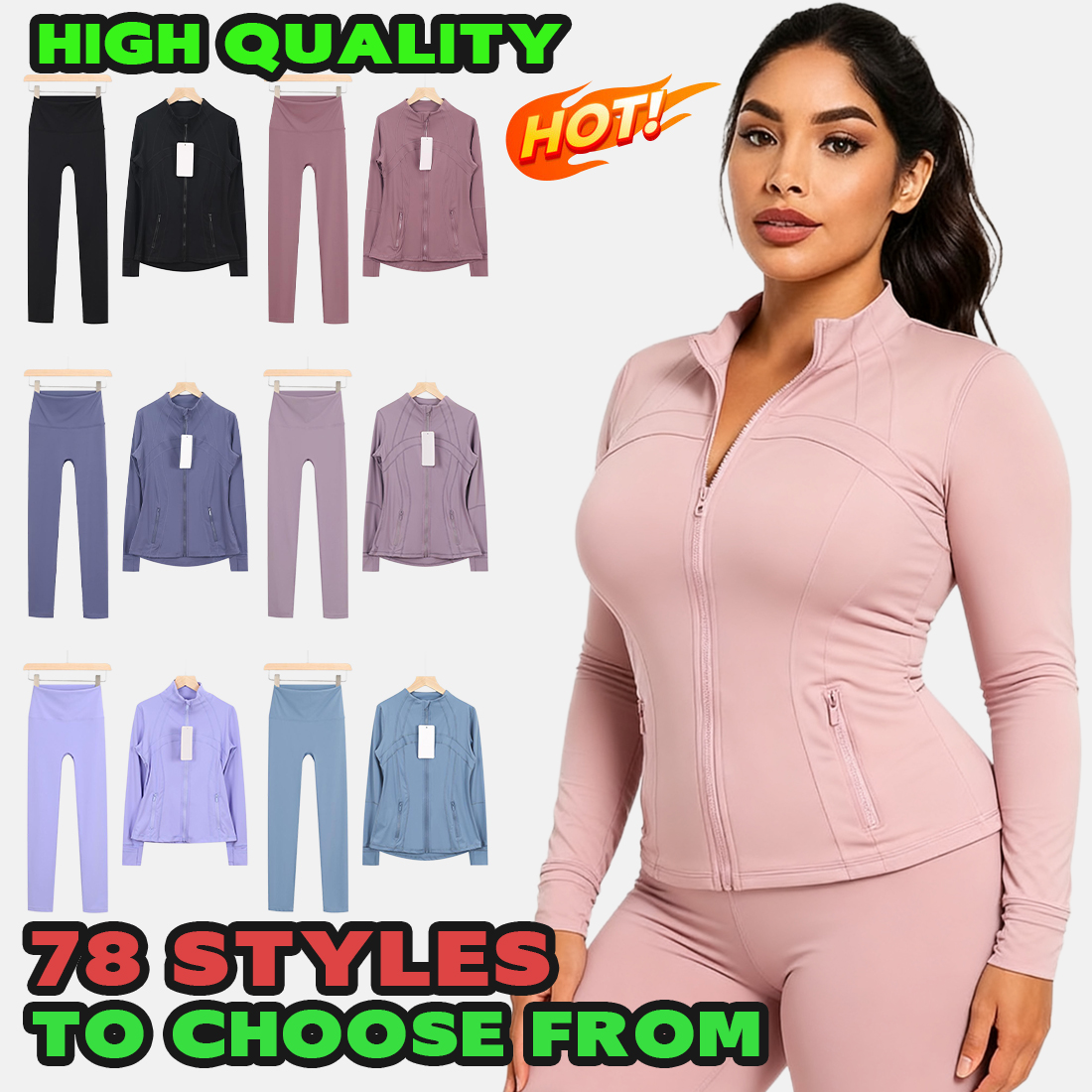 yogawomen sets yoga set outfit yogapants leggings sportswear gym set activewear sweatshirt joggers women yoga suit & tracksuit running veste jacket women