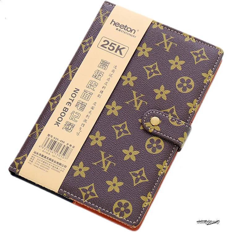 Wholesale Diary Book A5 Fashion B5 Notebook Hard Surface Copy 25K Notepad Small Portable A6 Office With Buckle Business 250818 ddmylovely