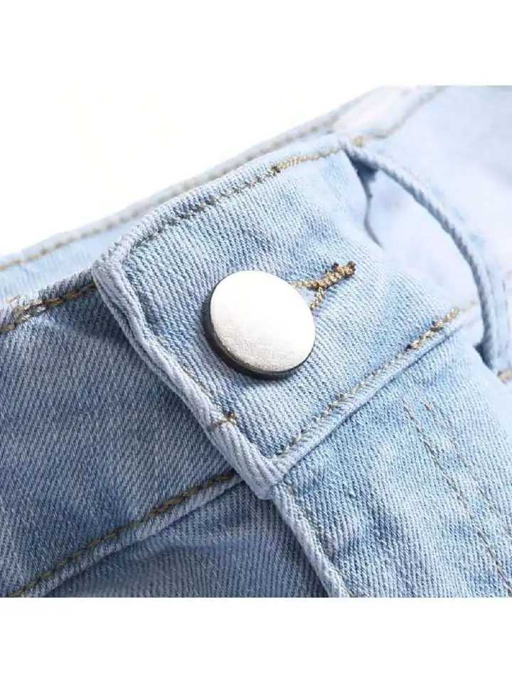 Mens casual slim fit jeans American street fashion style simple straight design black washed jeans suitable for daily wearZ250917