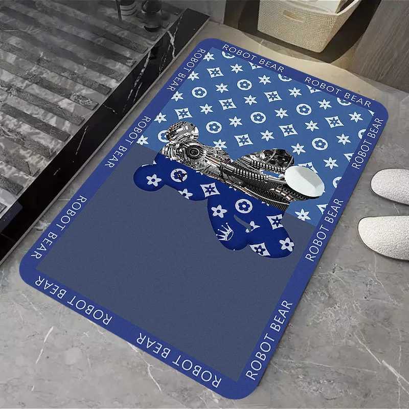 VIKAMA Home Bathroom Door AntiSlip Floor Mat Diatom Mud Bathroom And Kitchen Absorbent Floor Mat Home Decoration Z250917